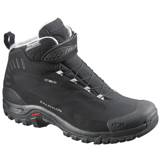 Botas De Invierno Salomon Hombre Negras - Salomon Argentina DEEMAX 3 TS WP W ,948052-PQU